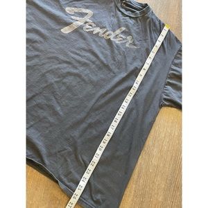 Vintage Fender Gray Logo Tee Tshirt 2XL